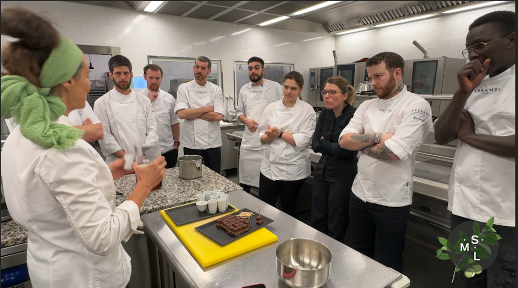 Marie-Sophie L forme des chefs à l'école Ferrandi