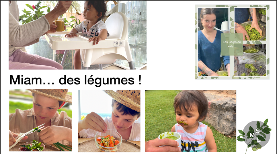 miam des légumes pour les enfants !